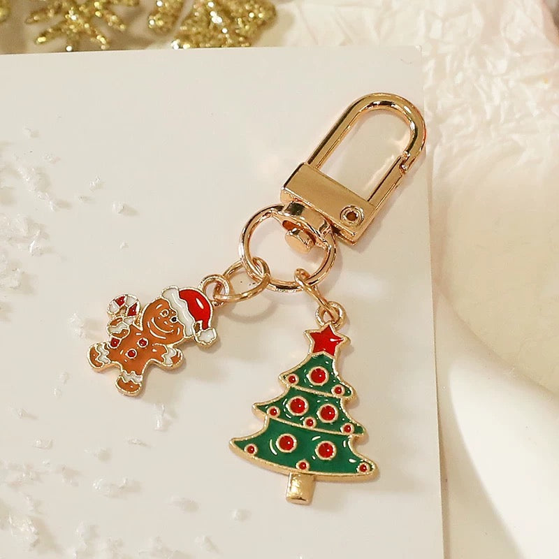 Happy Holiday Keychain