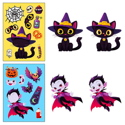 Halloween DIY Ghost Little Black Cat Puzzle - 24 Sheets