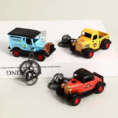 Vintage Mini Car Keychain – Perfect Gift for Car Lovers