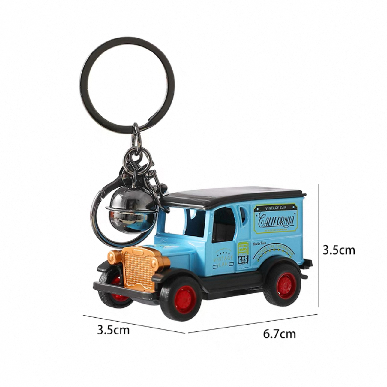 Vintage Mini Car Keychain – Perfect Gift for Car Lovers