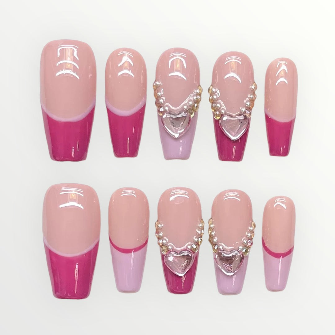 Uñas postizas de princesa dulce