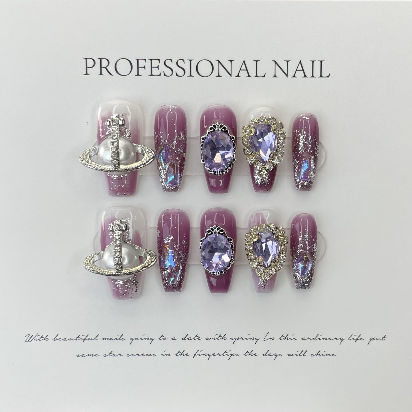 Galaxy Princess Press-on Nails