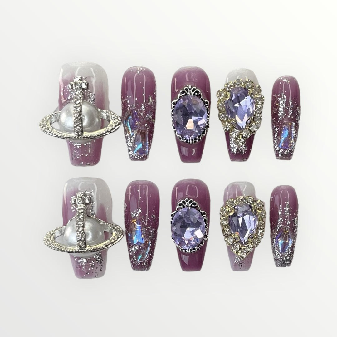 Galaxy Princess Press-on Nails