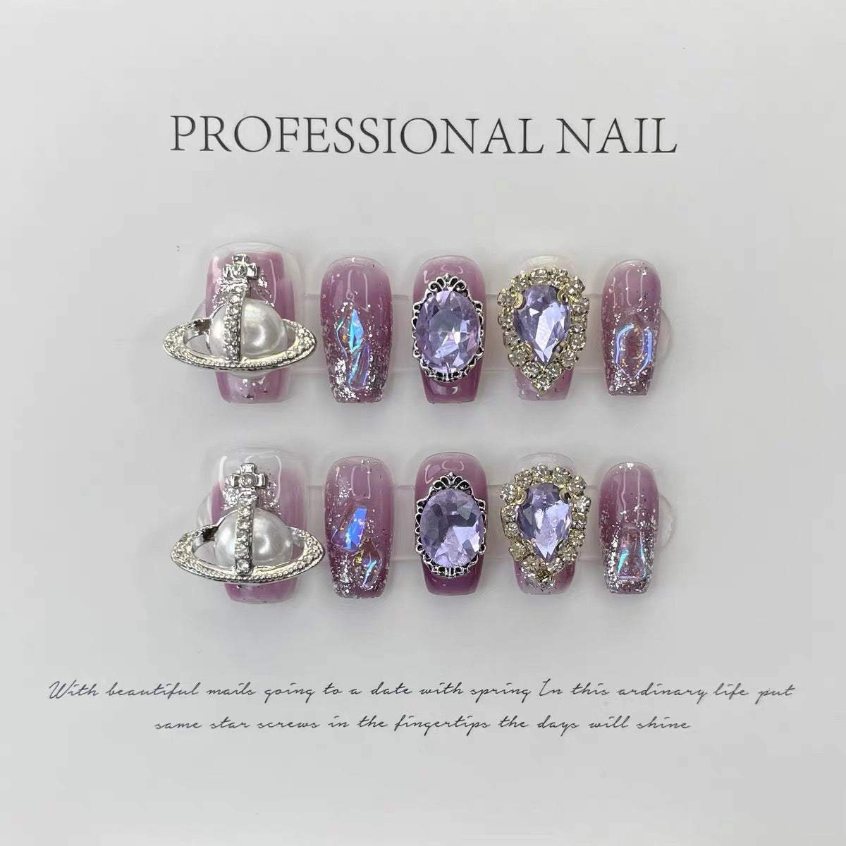 Galaxy Princess Press-on Nails