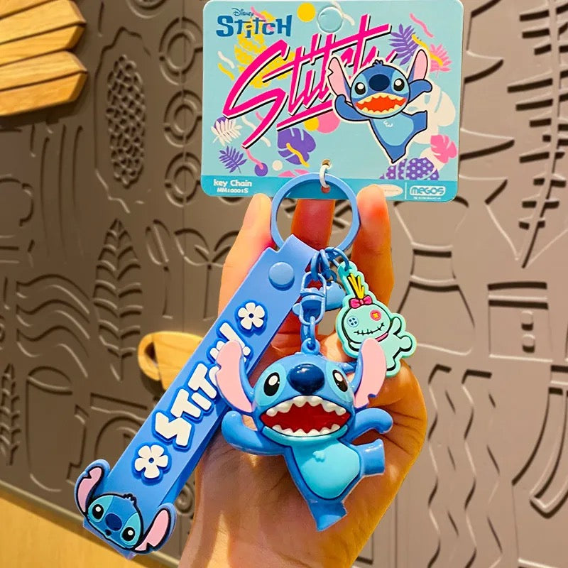 Cute Stitch 3D Keychain – Perfect for Bags, Backpacks & Gifts