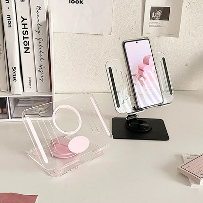 Transparent iPad/Phone Holder