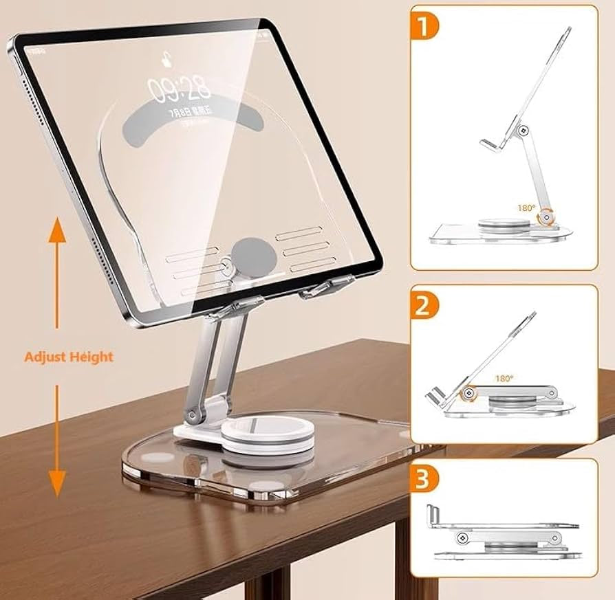 Acrylic Transparent iPad Holder