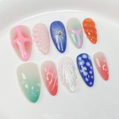 Mermaid's Lagoon Press-on Nails