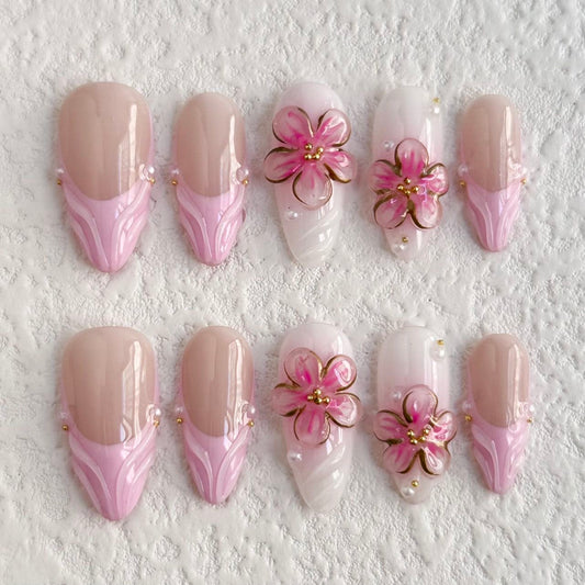 Uñas postizas Pink Paradise