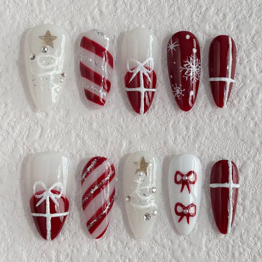 Navidad roja y blanca