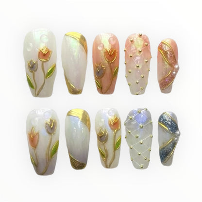 Ongles à coller Sweet Tulip Dream