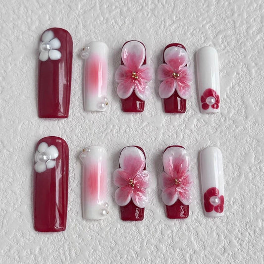 Uñas postizas Cherry Blossom Dream