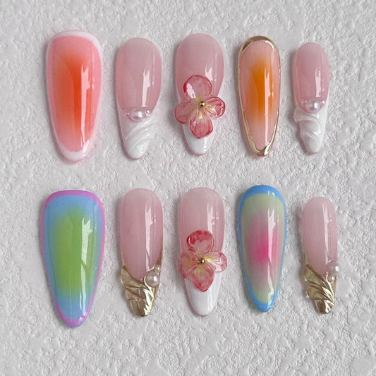 Ongles à coller Blossom Bliss