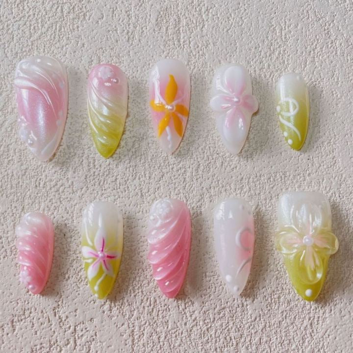 Ongles à coller Pastel Paradise