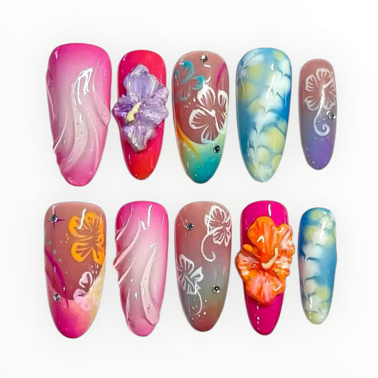 Dreamy Garden Press-on Nails