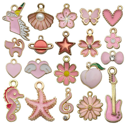 Mixed 20 Pcs DIY Jewelry Making Charms