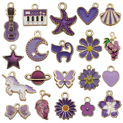 Mixed 20 Pcs DIY Jewelry Making Charms