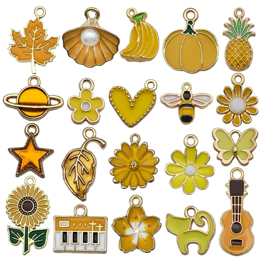 Mixed 20 Pcs DIY Jewelry Making Charms