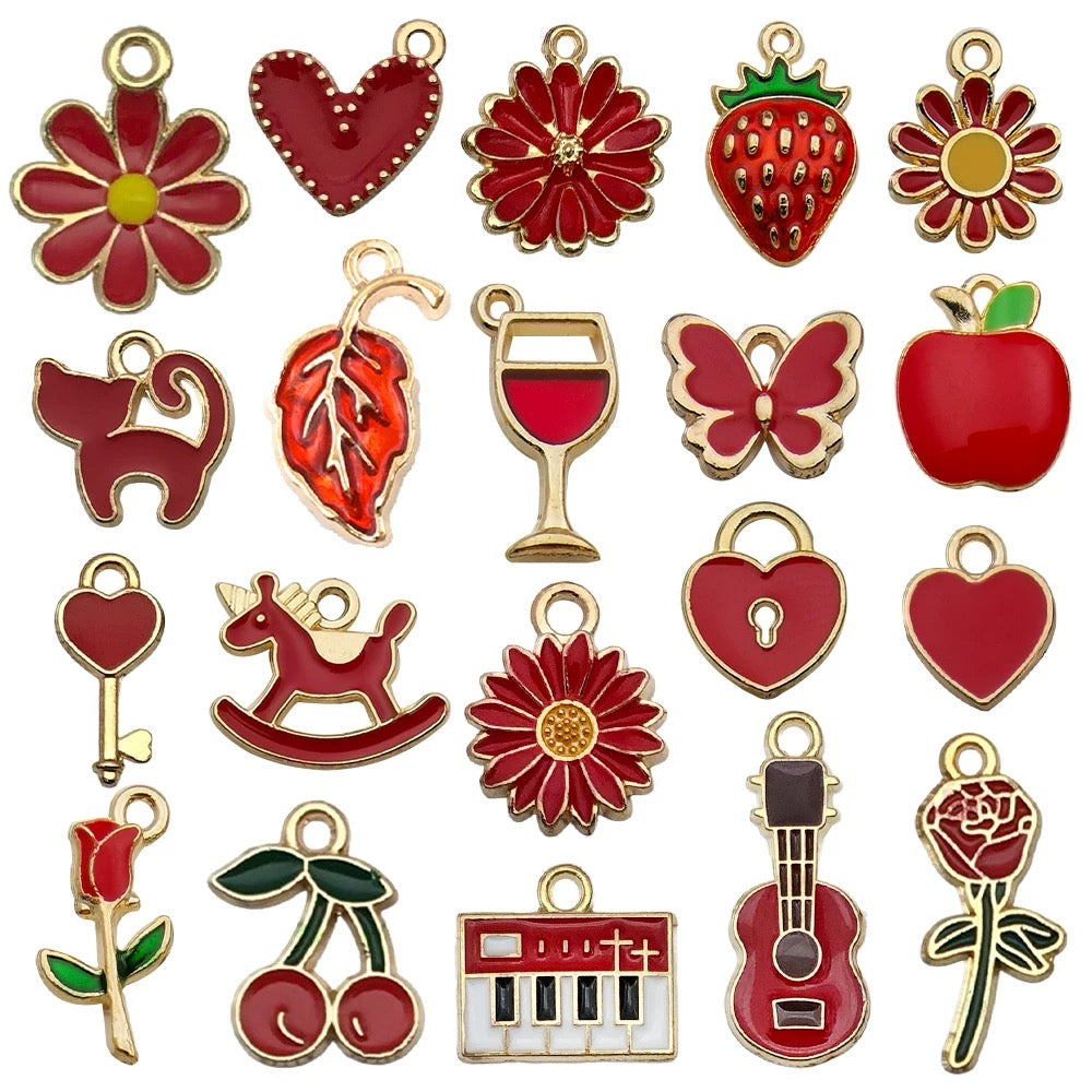 Mixed 20 Pcs DIY Jewelry Making Charms