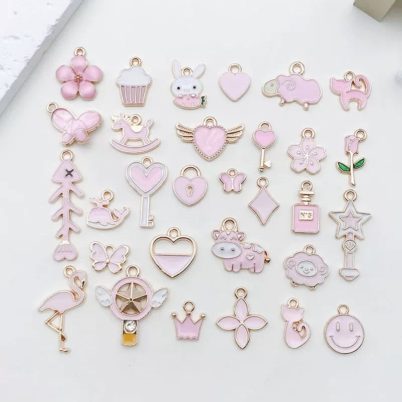 Mixed 20 Pcs DIY Jewelry Making Charms