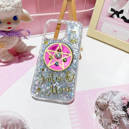 Handmade Glitter Sailor Moon Sparkle Phone Case