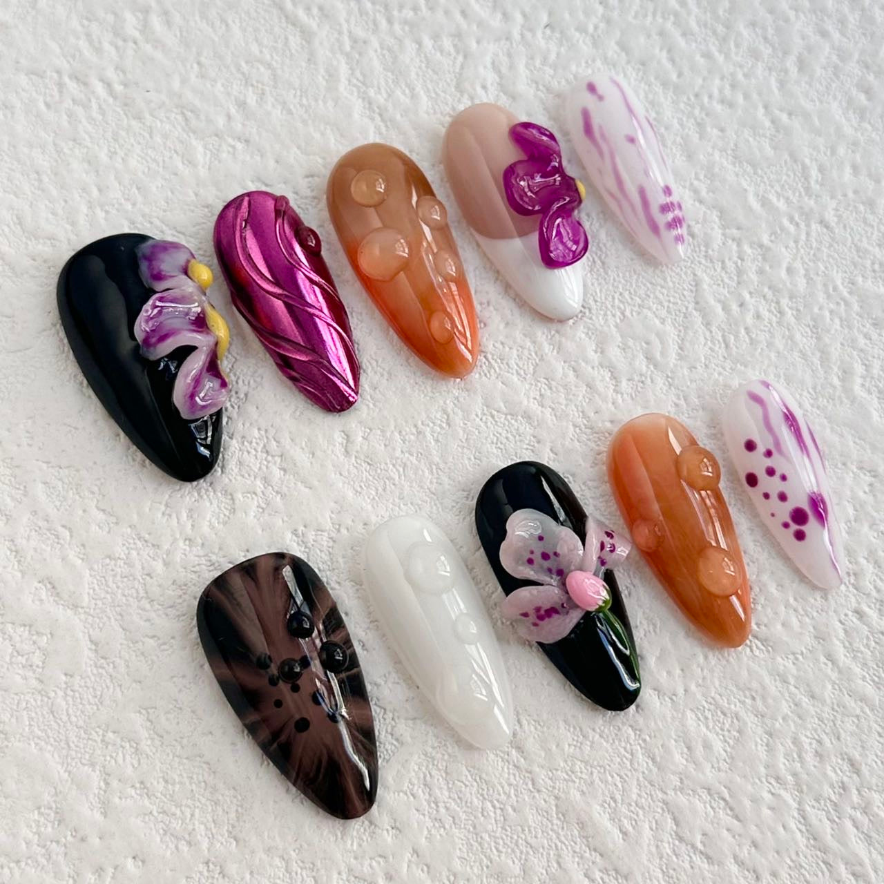 Midnight Garden Press-on Nails