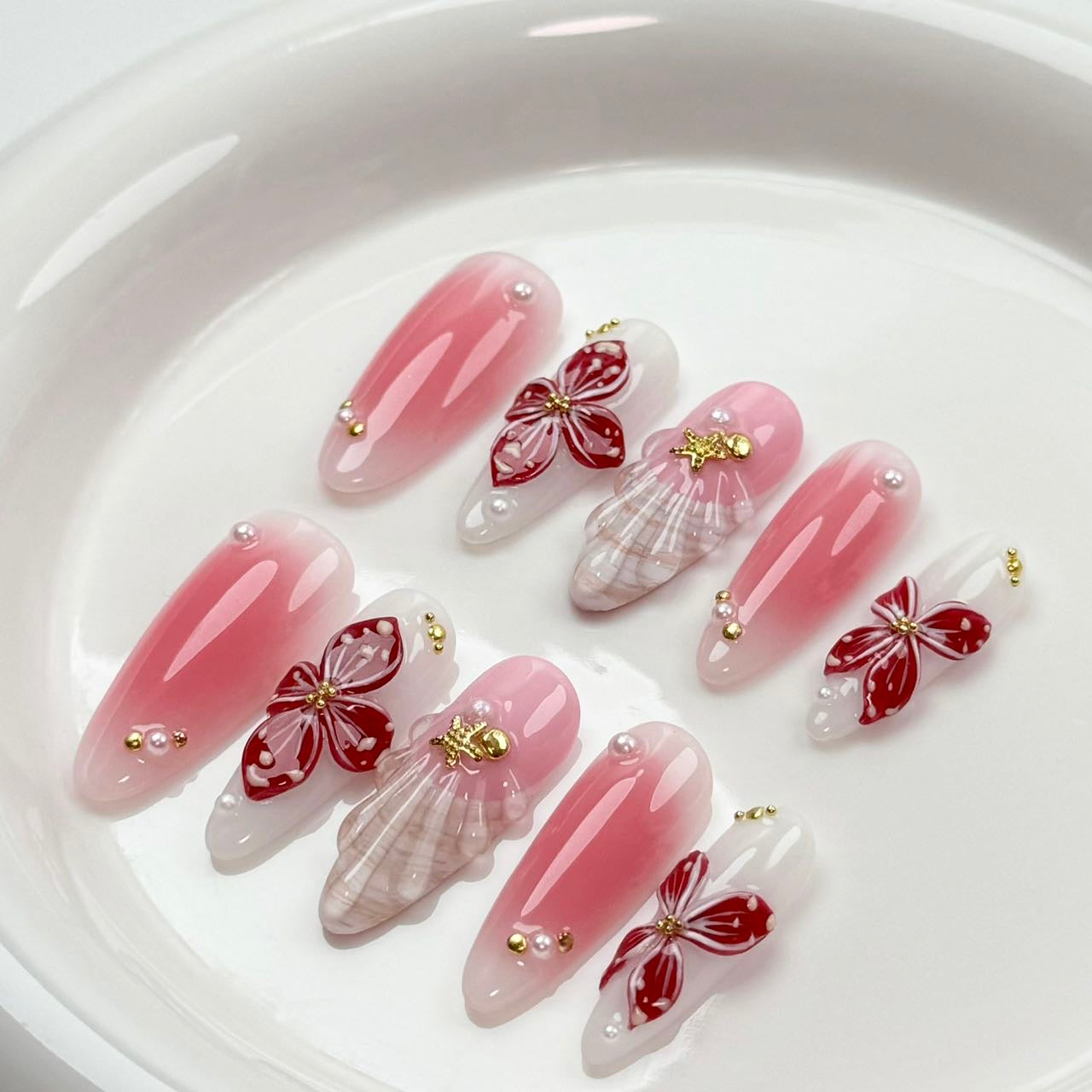 Blossom Floral Elegance Press-on Nails