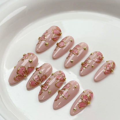 Pink Paradise Press-on Nails