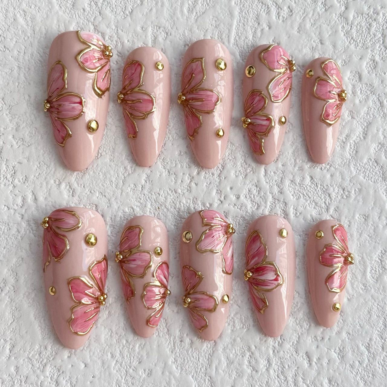 Pink Paradise Press-on Nails