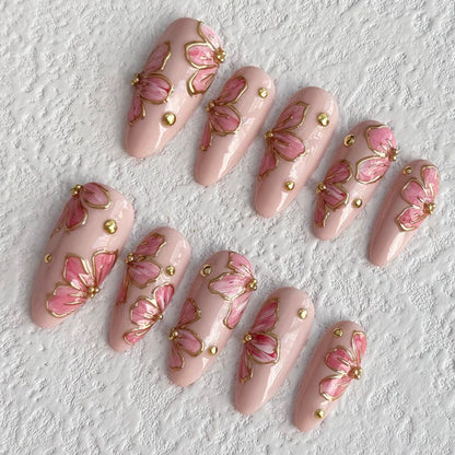 Pink Paradise Press-on Nails