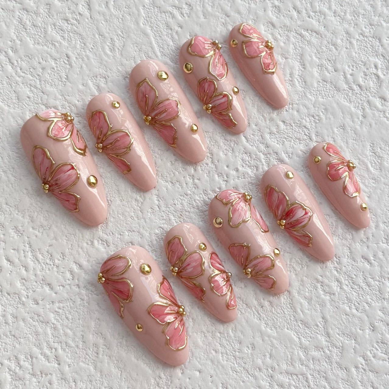 Pink Paradise Press-on Nails