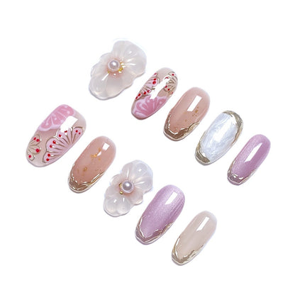 Blossom Elegance Press-on Nails