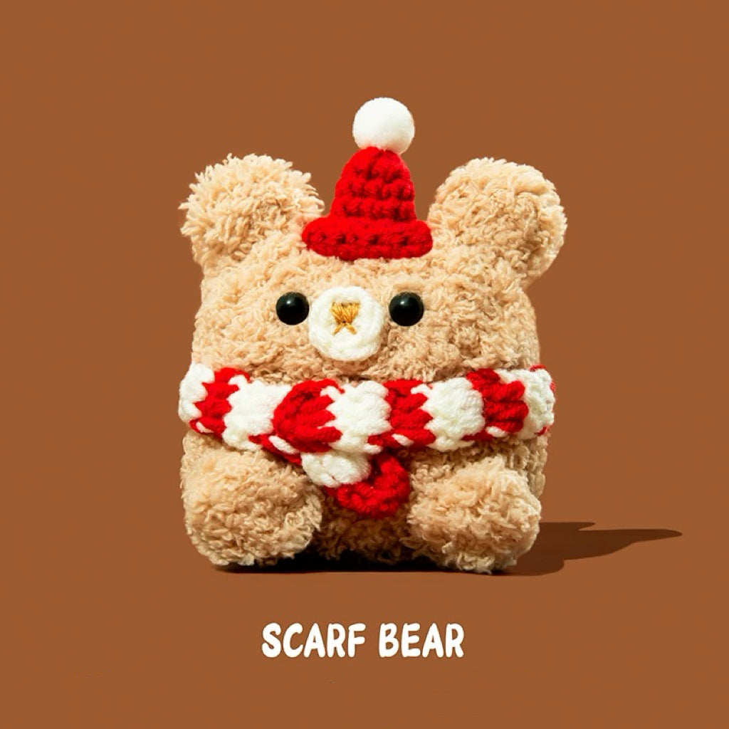 Lovely Scarf Bear AirPod Case