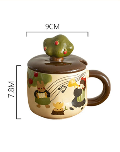 Adorable Apple Tree Ceramic Mug