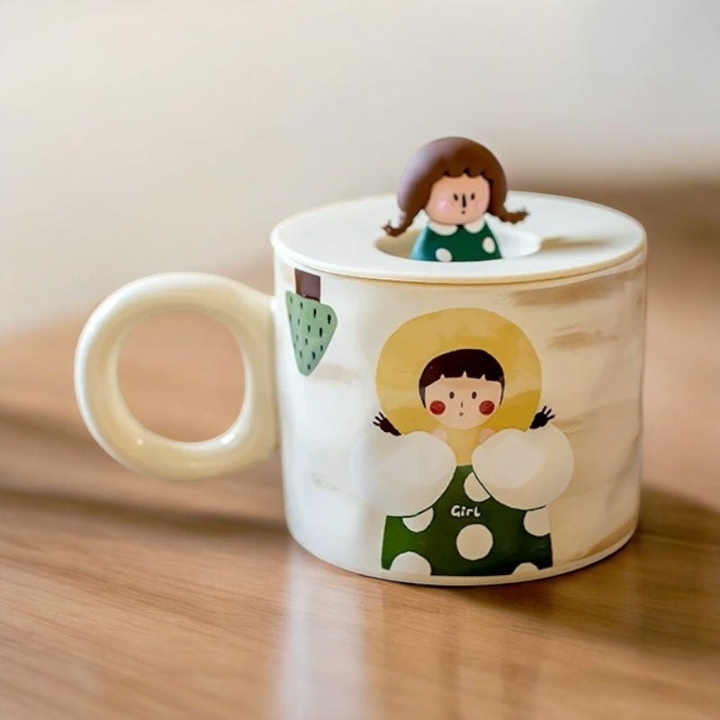 Boy and Girl Ceramic Mug