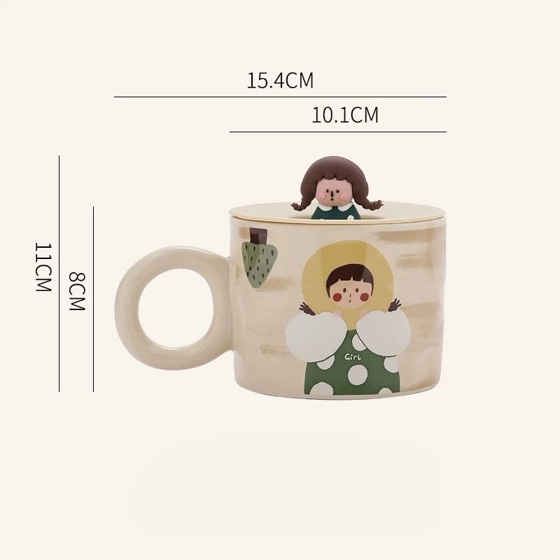 Boy and Girl Ceramic Mug