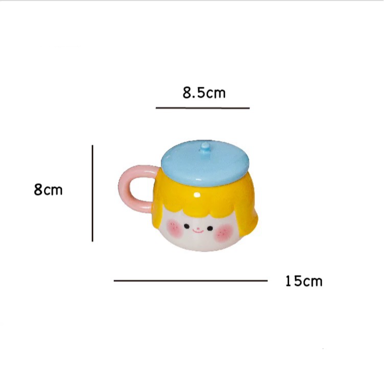 Beret Girl Ceramic Mug