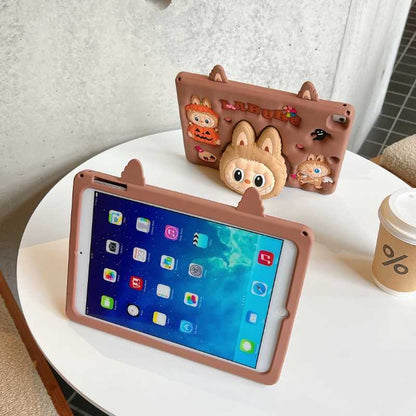 Étui pour iPad Labubu mignon