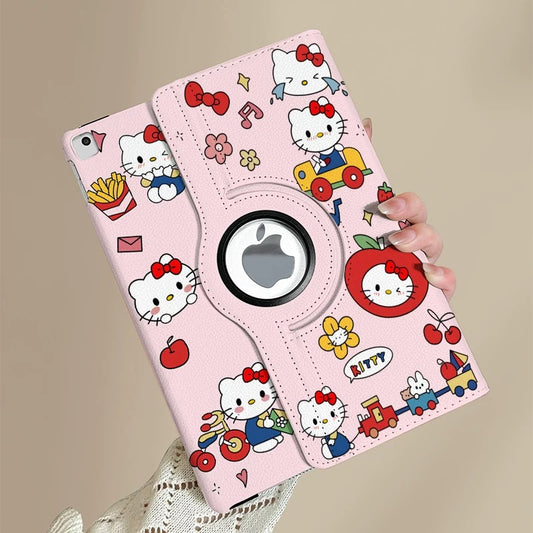 Funda para iPad de Hello Kitty Kawaii