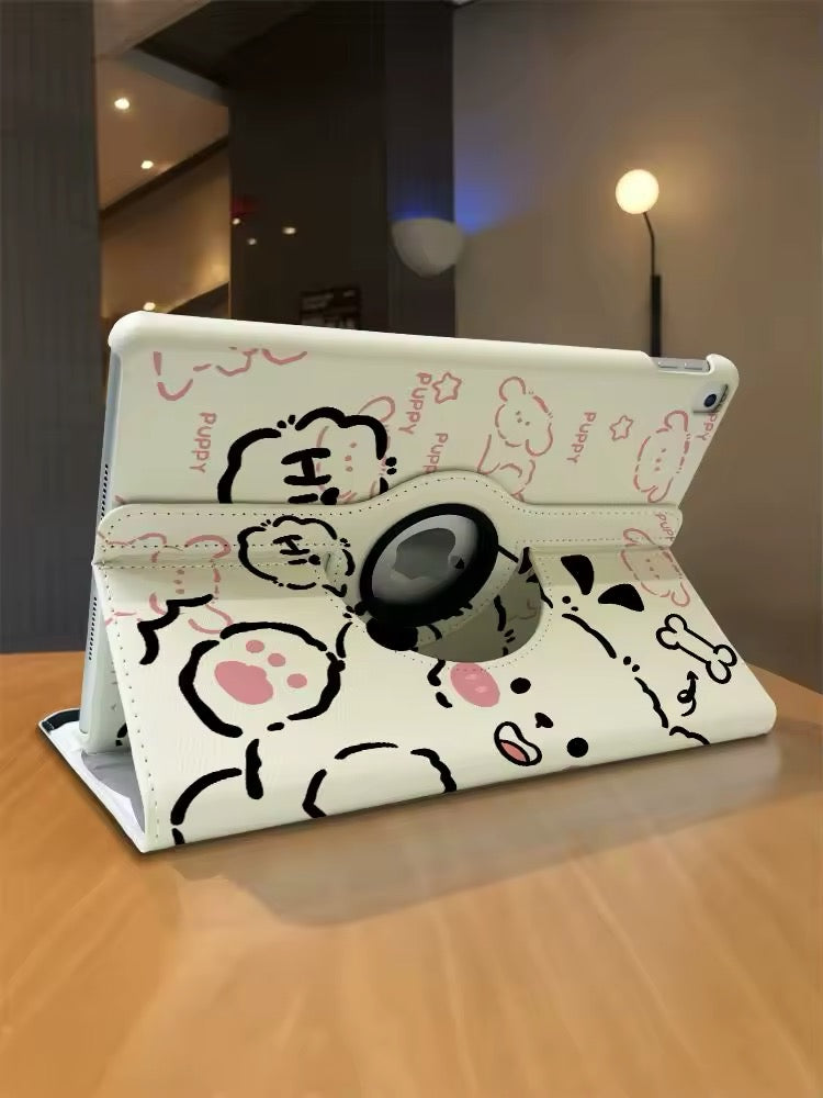 Étui pour iPad avec un chiot mignon