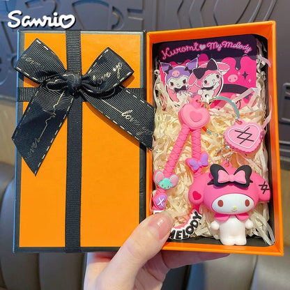 Sweet Sanrio My Melody & Kuromi Keychain