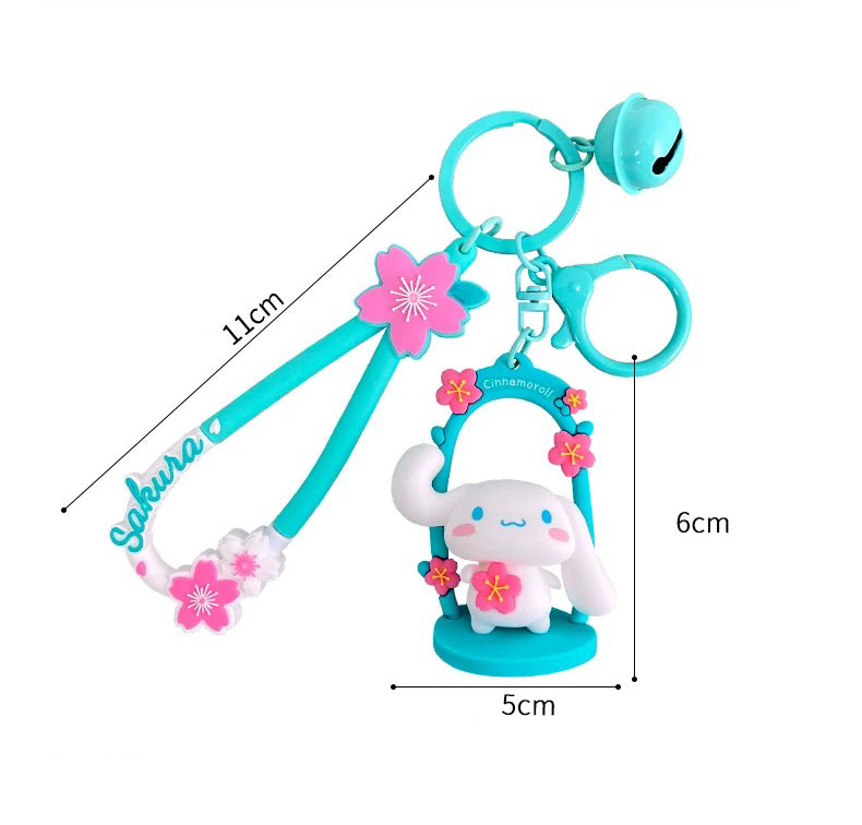 Porte-clés Sanrio Cherry Blossom Swing