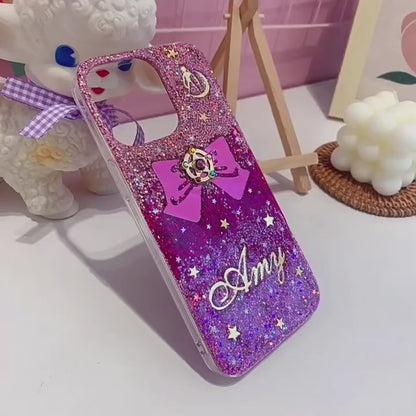 Customized Gradient Glitter Shockproof Phone Case